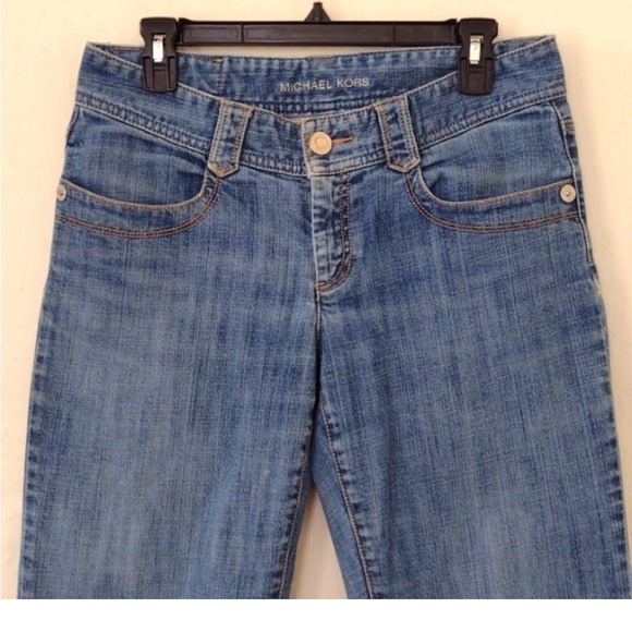 Michael Kors flap pocket wide leg jeans Needs new home or set for donation soon - Picture 1 of 9